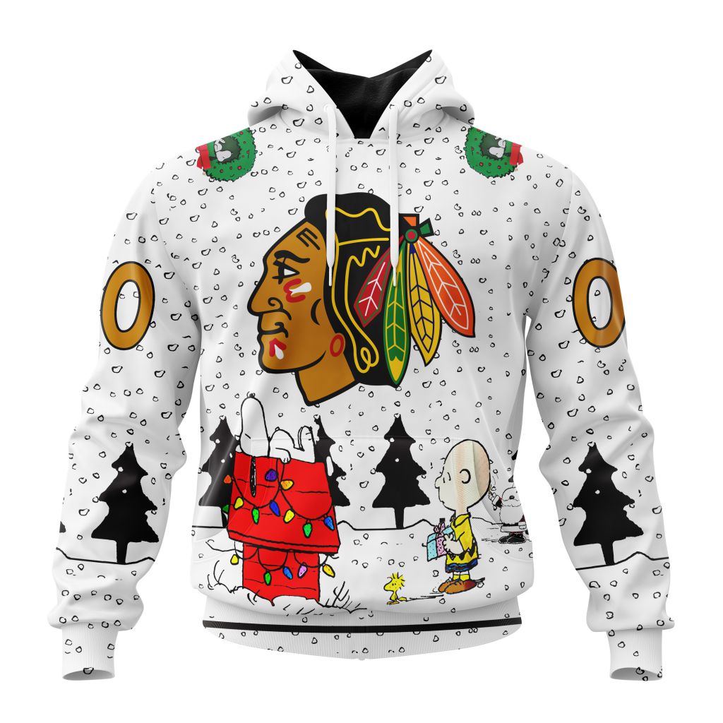 Personalized Nhl Chicago Blackhawks Special Peanuts Design Pullover Hoodie