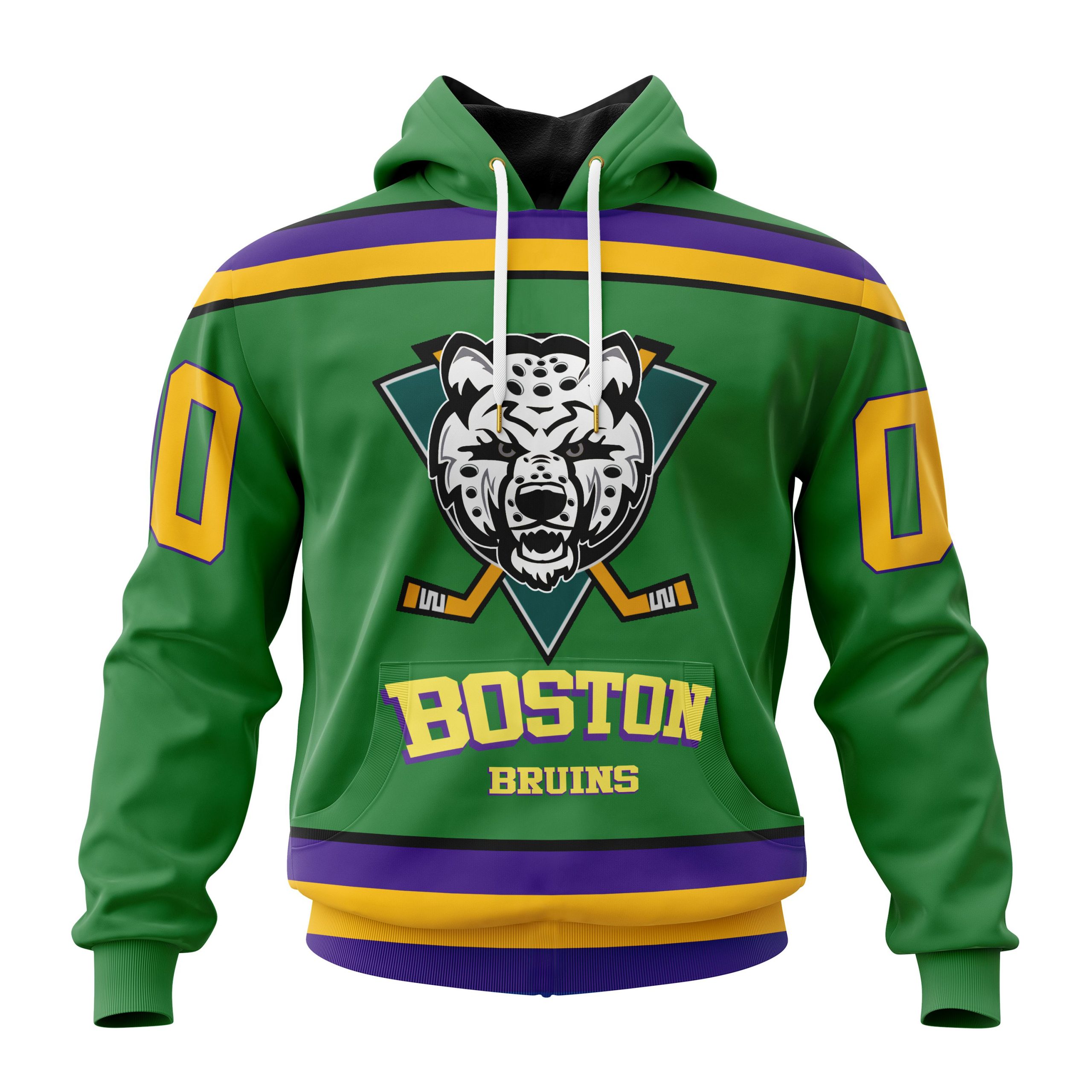Personalized Nhl Boston Bruins Specialized Design X The Mighty Ducks Pullover Hoodie