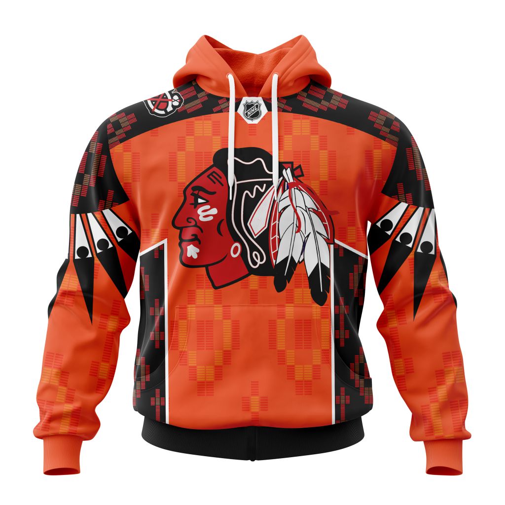Customized Nhl Chicago Blackhawks Specialized Design Child Lives Matter Pullover Hoodie
