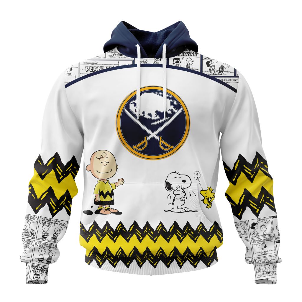 Customized Nhl Buffalo Sabres Special Snoopy Design Pullover Hoodie