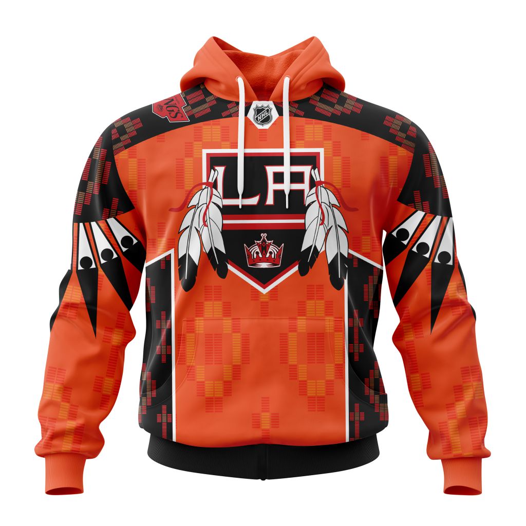Customized Nhl Los Angeles Kings Specialized Design Child Lives Matter Pullover Hoodie