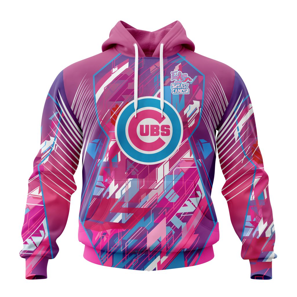 Mlb Chicago Cubs Mix Grateful Dead Specialized Design I Pink I Can Fearless Again Breast Cancer Pullover Hoodie