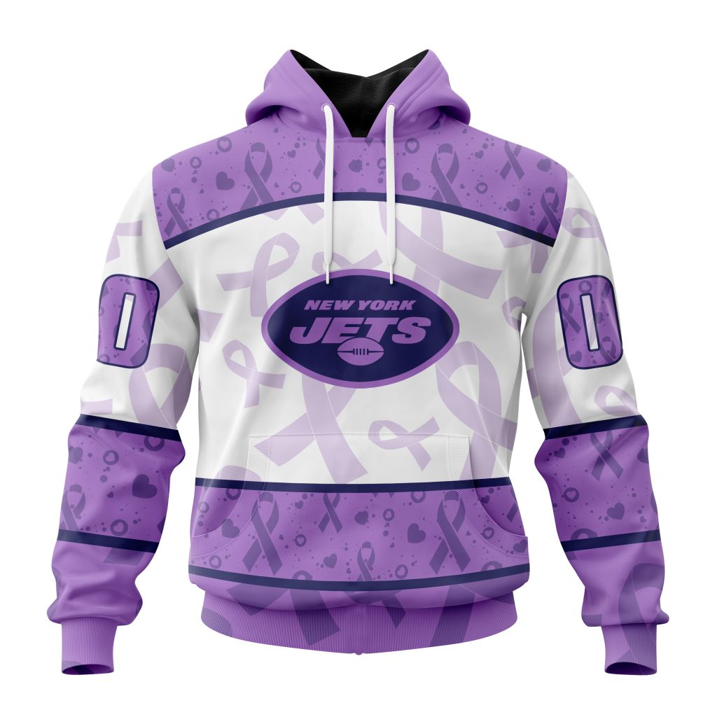 Personalized Nfl New York Jets Special Lavender Fire Fighter 3D Hoodie