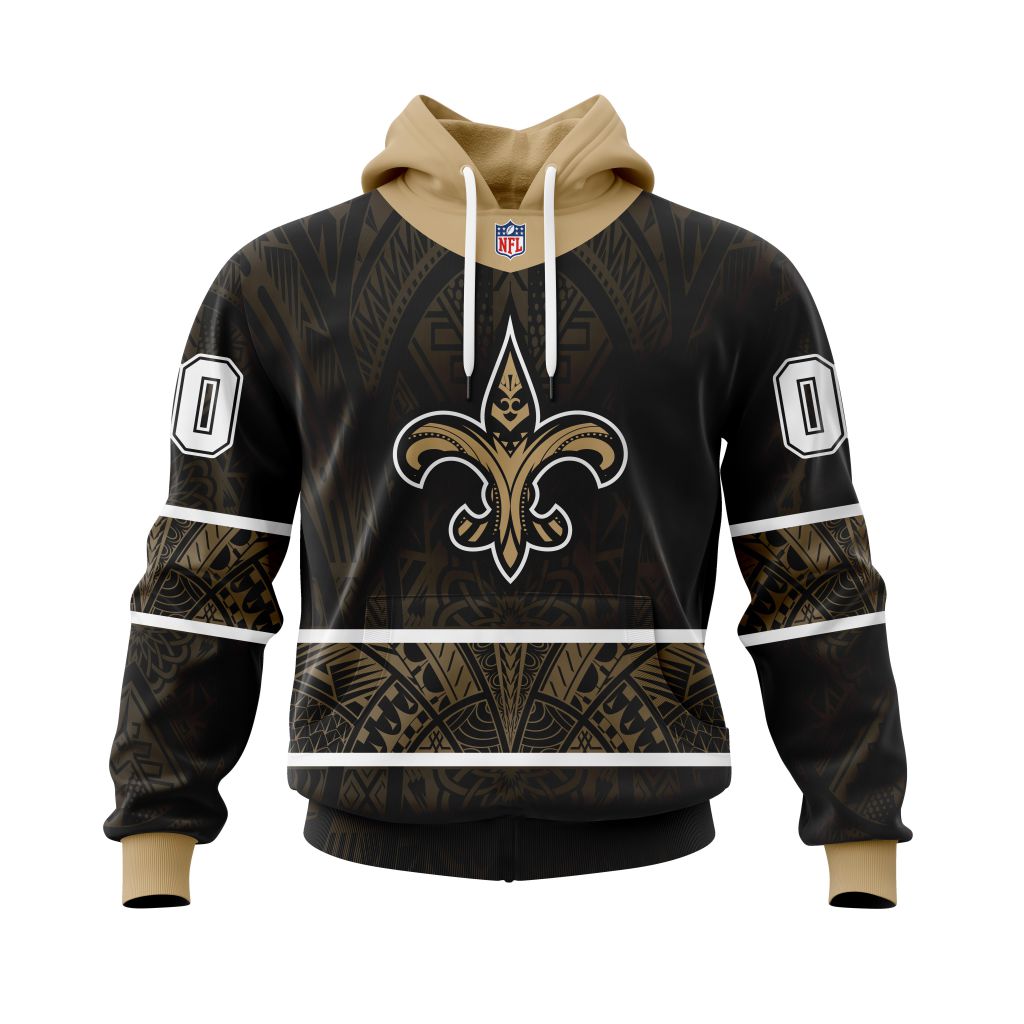 Personalized Nfl New Orleans Saints Specialized Native With Samoa Culture Hoodie