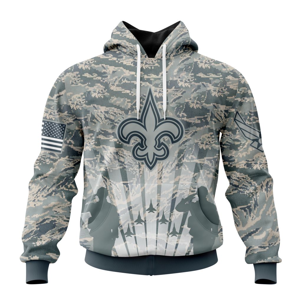 Personalized Nfl New Orleans Saints Honor Us Air Force Veterans Hoodie