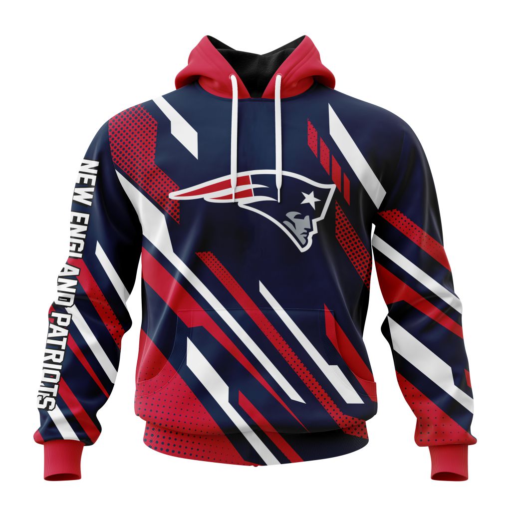 Personalized Nfl New England Patriots Special Motocross Concept Hoodie