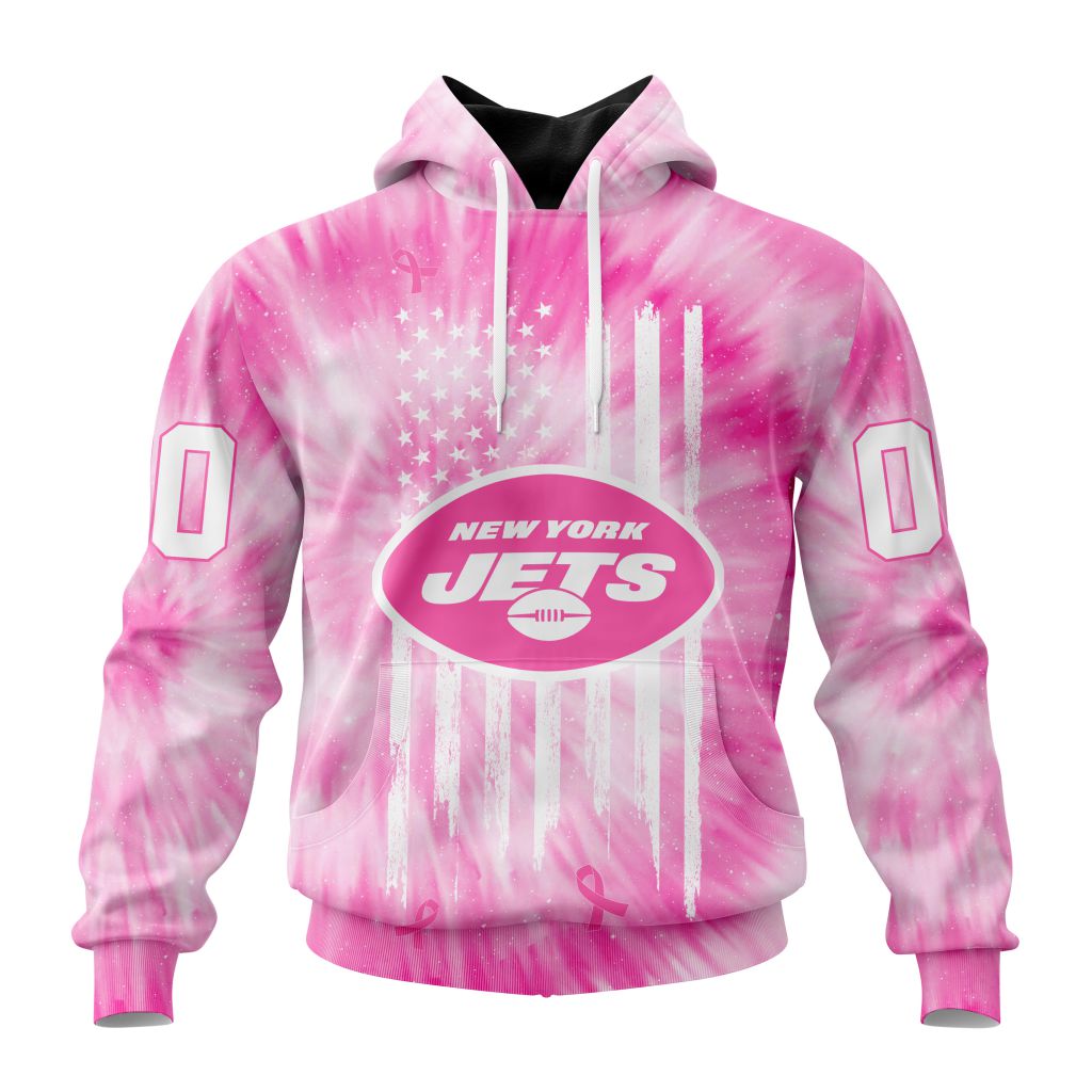 Personalized Nfl New York Jets Special Pink Tie-Dye Hoodie