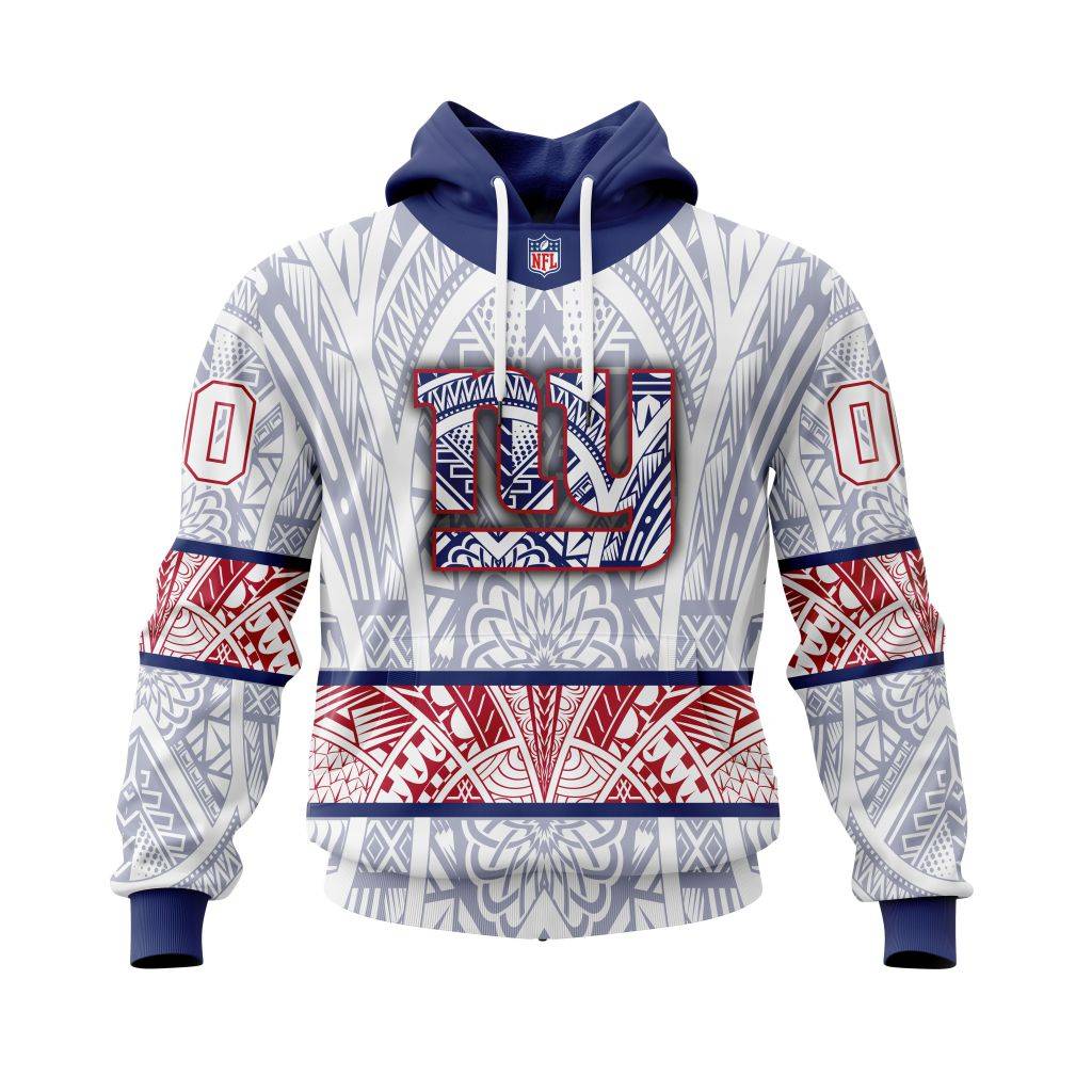 Personalized Nfl New York Giants Specialized Native With Samoa Culture Hoodie