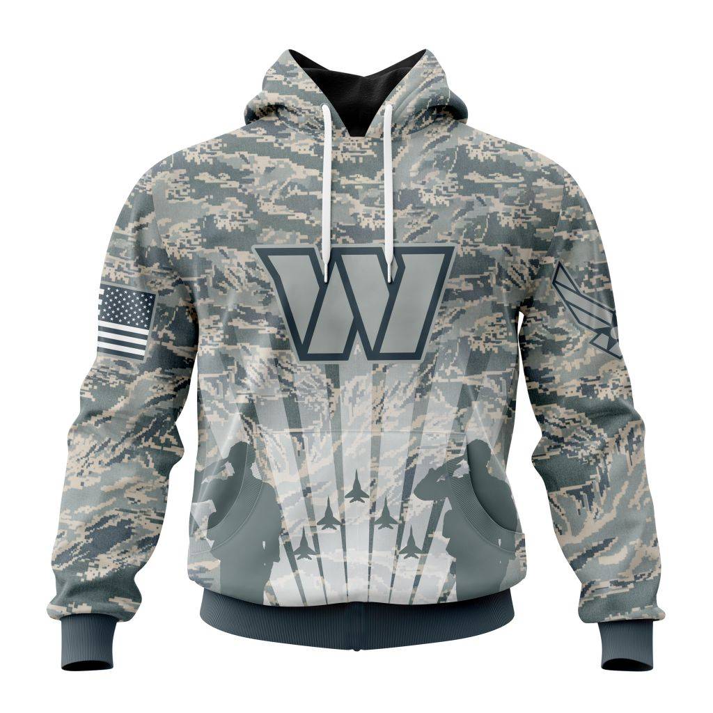 Personalized Nfl Washington Commanders Honor Us Air Force Veterans Hoodie