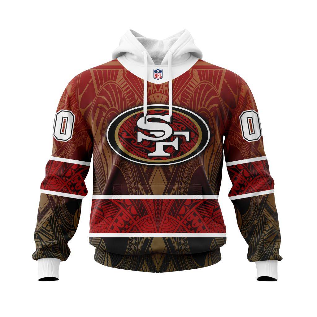 Personalized Nfl San Francisco 49Ers Specialized Native With Samoa Culture Hoodie