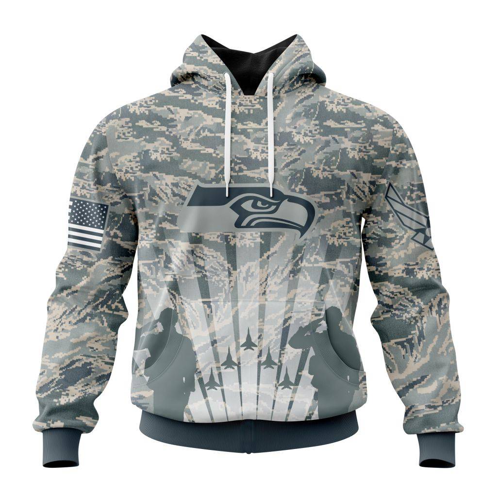 Personalized Nfl Seattle Seahawks Honor Us Air Force Veterans Hoodie