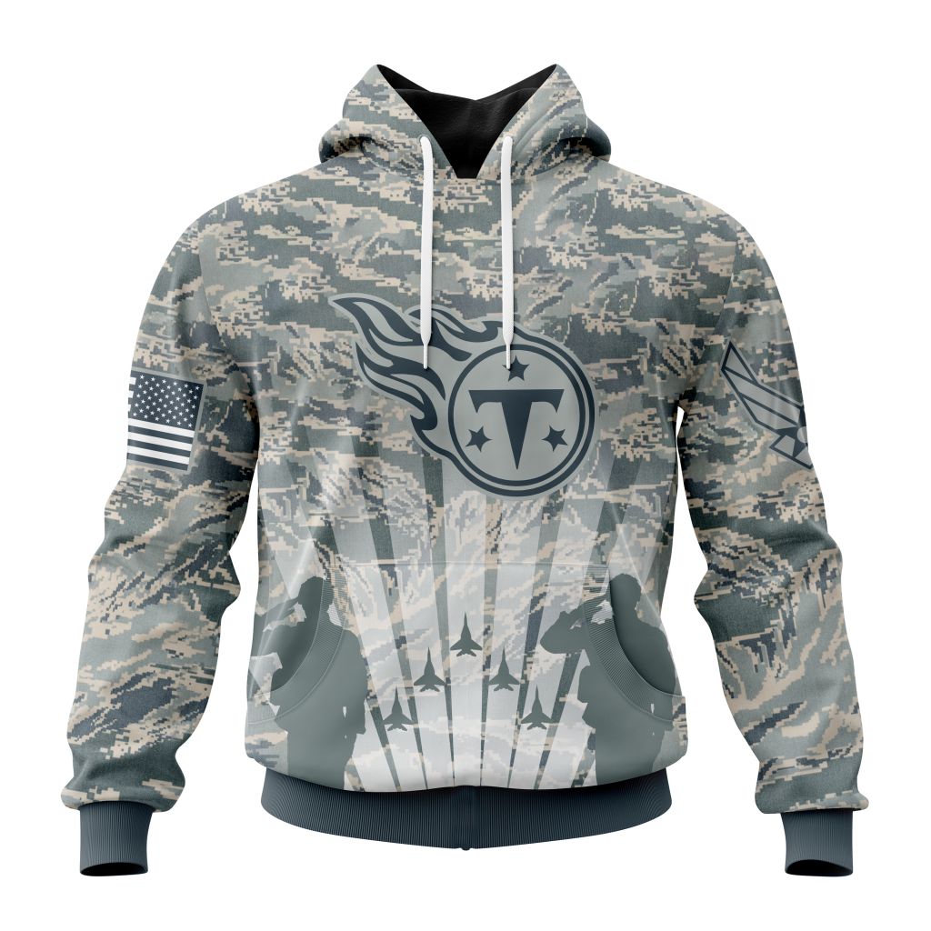Personalized Nfl Tennessee Titans Honor Us Air Force Veterans Hoodie