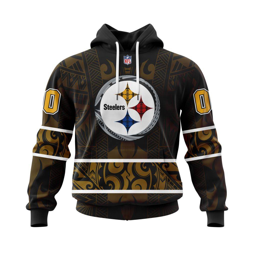 Personalized Nfl Pittsburgh Steelers Specialized Native With Samoa Culture Hoodie