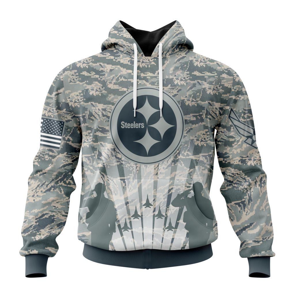 Personalized Nfl Pittsburgh Steelers Honor Us Air Force Veterans Hoodie