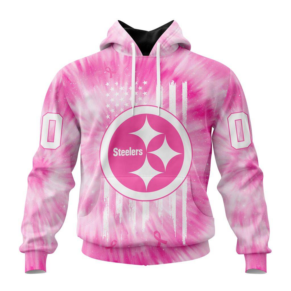 Personalized Nfl Pittsburgh Steelers Special Pink Tie-Dye Hoodie