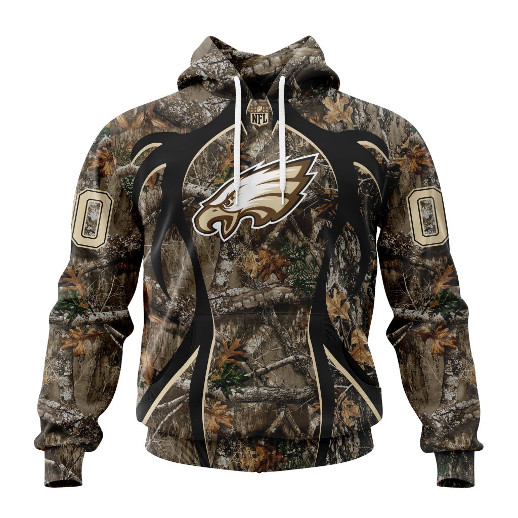 Personalized Nfl Philadelphia Eagles Special Hunting Camo Hoodie