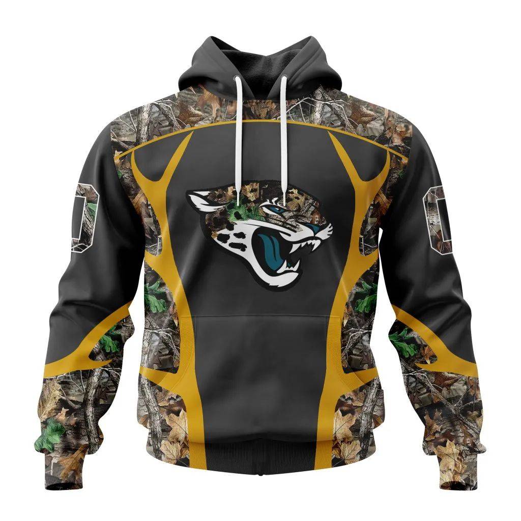 Personalized Nfl Jacksonville Jaguars Camo Hunting Design Hoodie