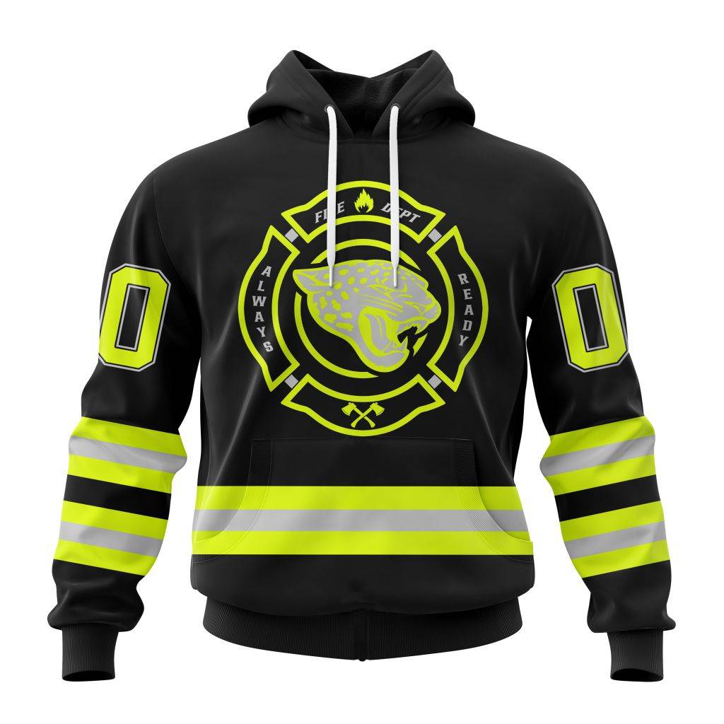 Personalized Nfl Jacksonville Jaguars Special Firefighter Uniform Design Hoodie
