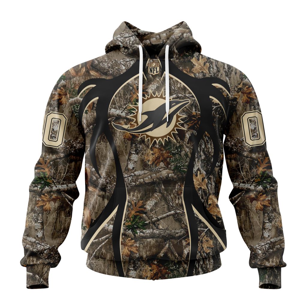 Personalized Nfl Miami Dolphins Special Hunting Camo Hoodie