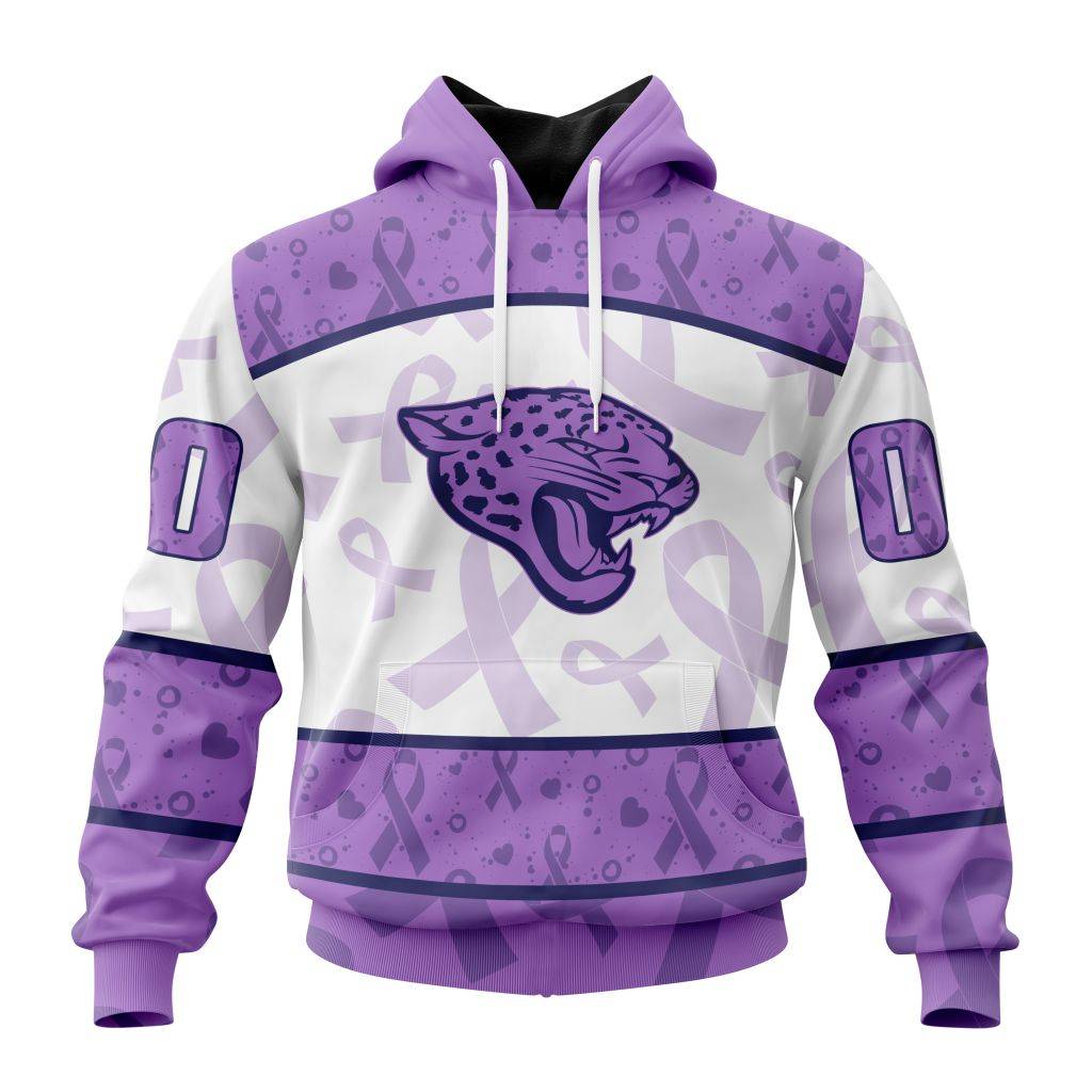 Personalized Nfl Jacksonville Jaguars Special Lavender Fights Cancer Hoodie
