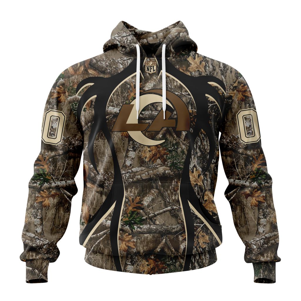 Personalized Nfl Los Angeles Rams Special Hunting Camo Hoodie