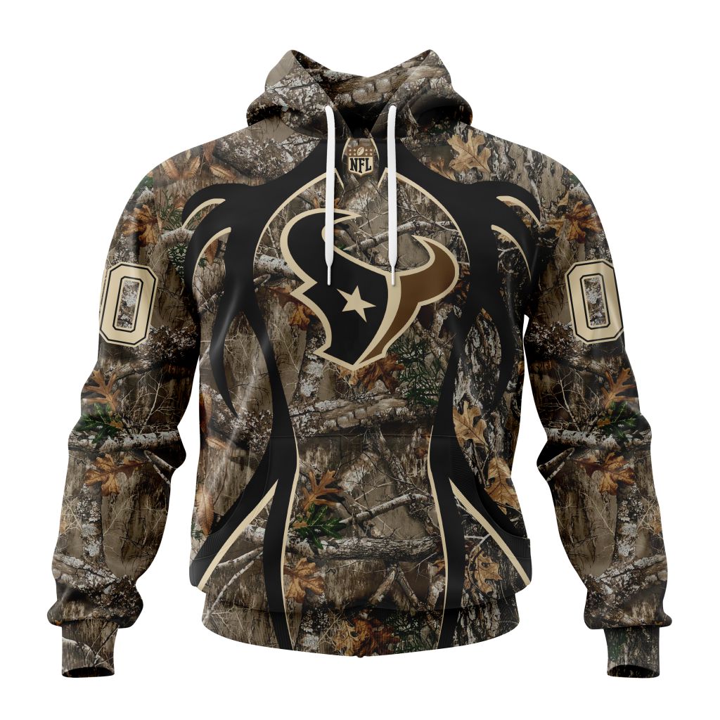 Personalized Nfl Houston Texans Special Hunting Camo Hoodie