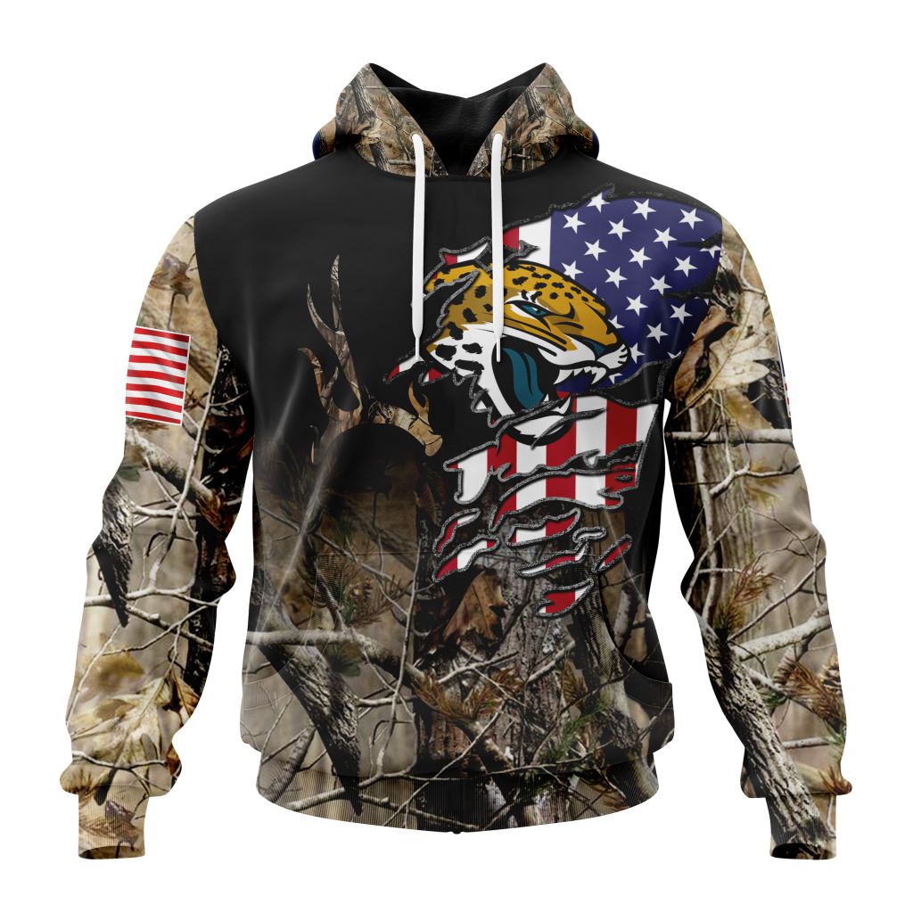 Customized Nfl Jacksonville Jaguars Special Camo Realtree Hunting Hoodie