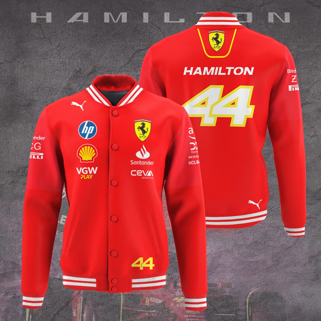 Scuderia Ferrari x Lewis Hamilton Varsity Jacket