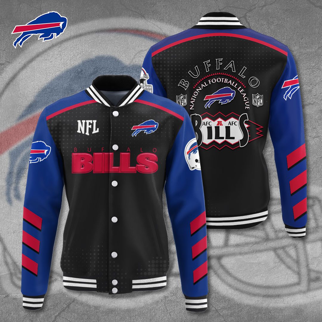 Buffalo Bills Baseball Varsity Jacket Fall Style For Men Women