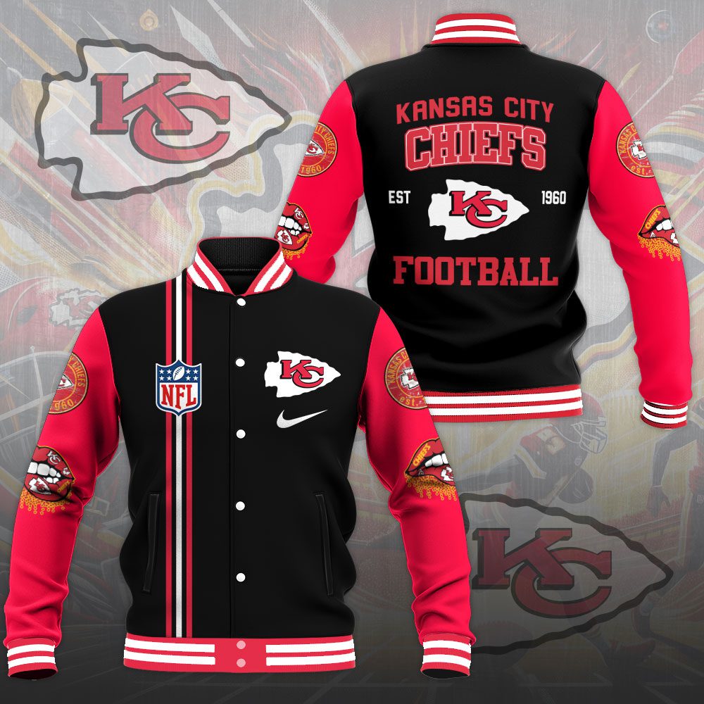 Kansas City Chiefs Varsity Jacket Baseball Jacket