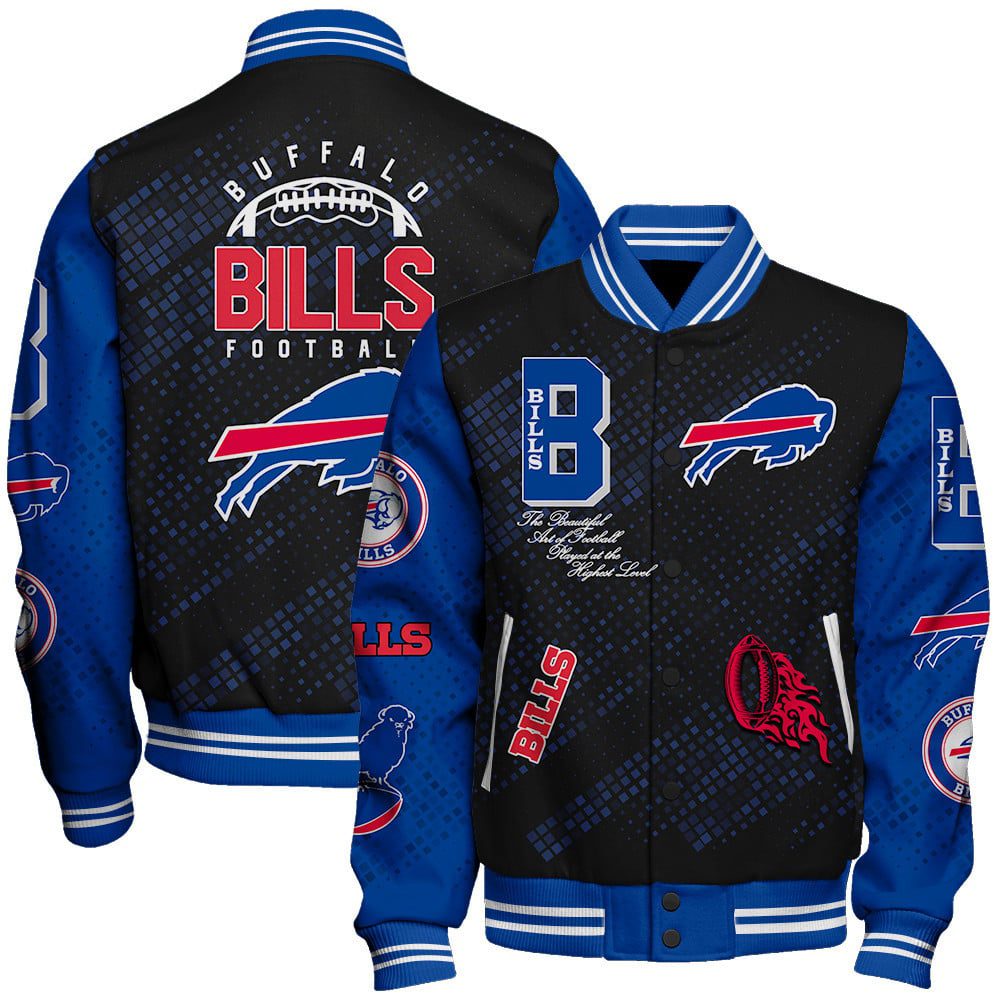 Buffalo Bills Personalized Baseball Jacket For Men Women