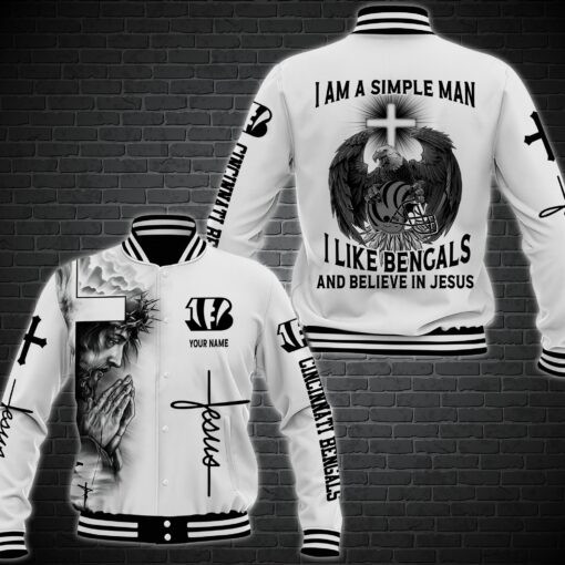 Cincinnati Bengals Personalized Baseball Jacket Best Collection For Sport Fan