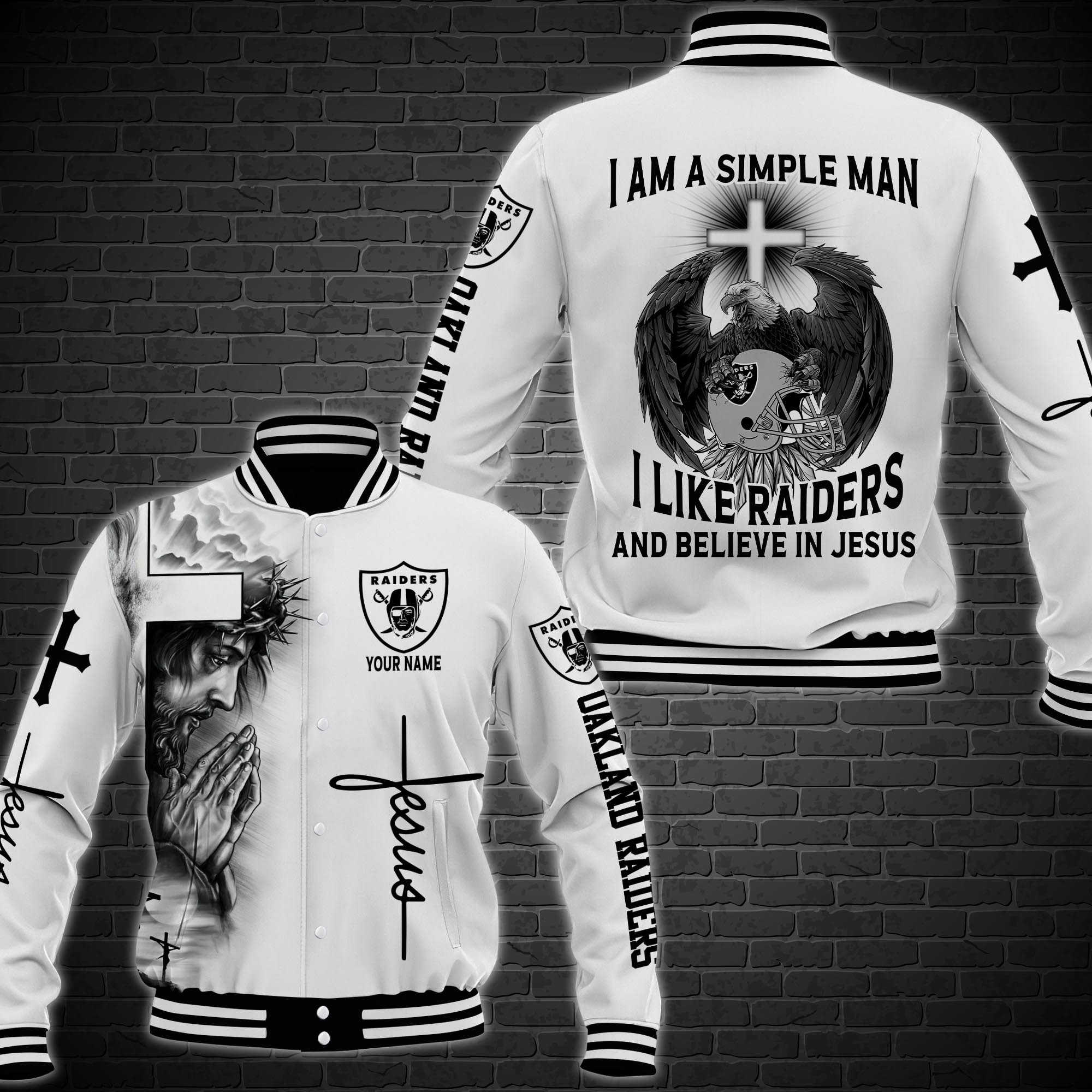 Las Vegas Raiders Personalized Baseball Jacket Best Collection For Sport Fan
