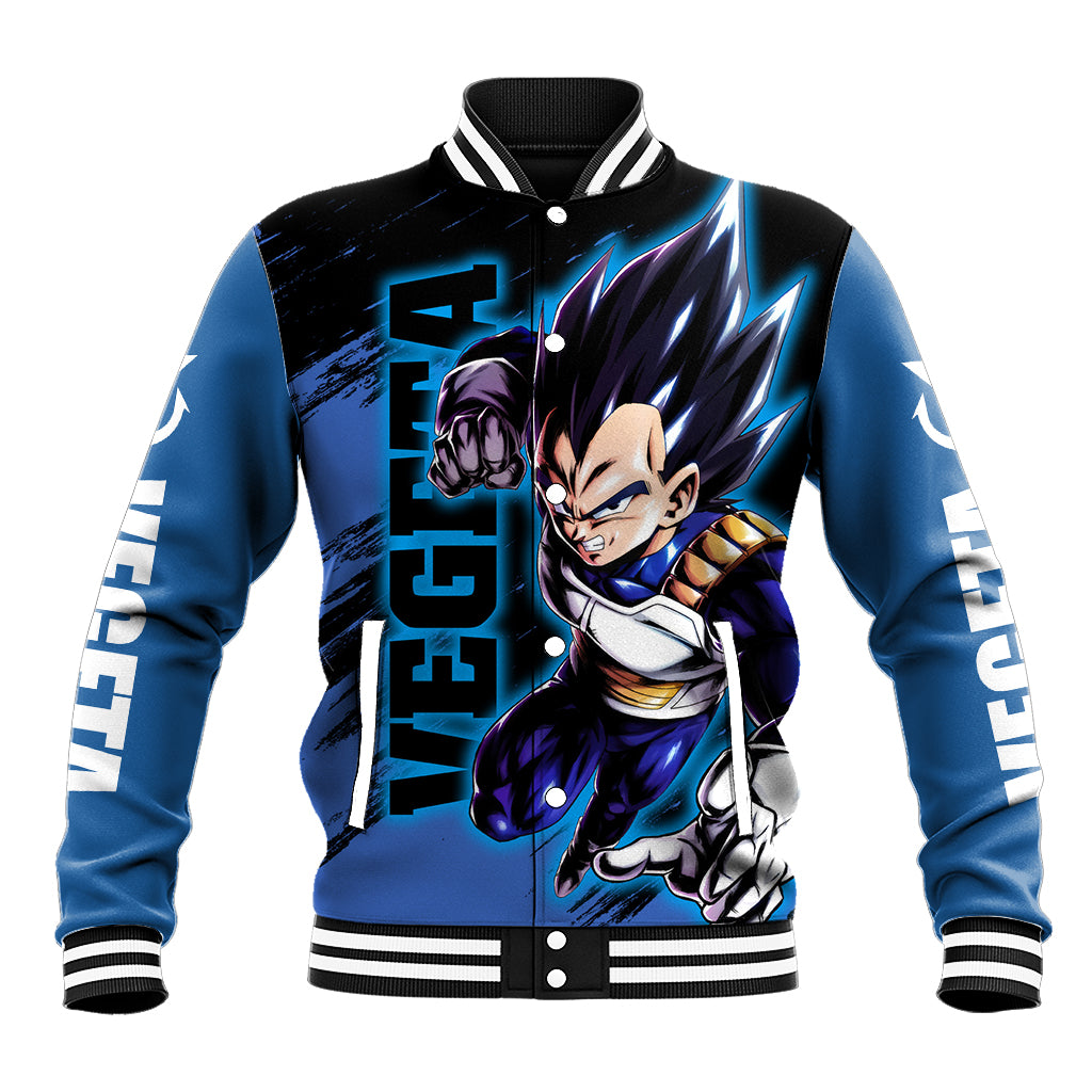 Vegeta Hoodie Dragon Ball Anime Varsity Baseball Jacket For Fans
