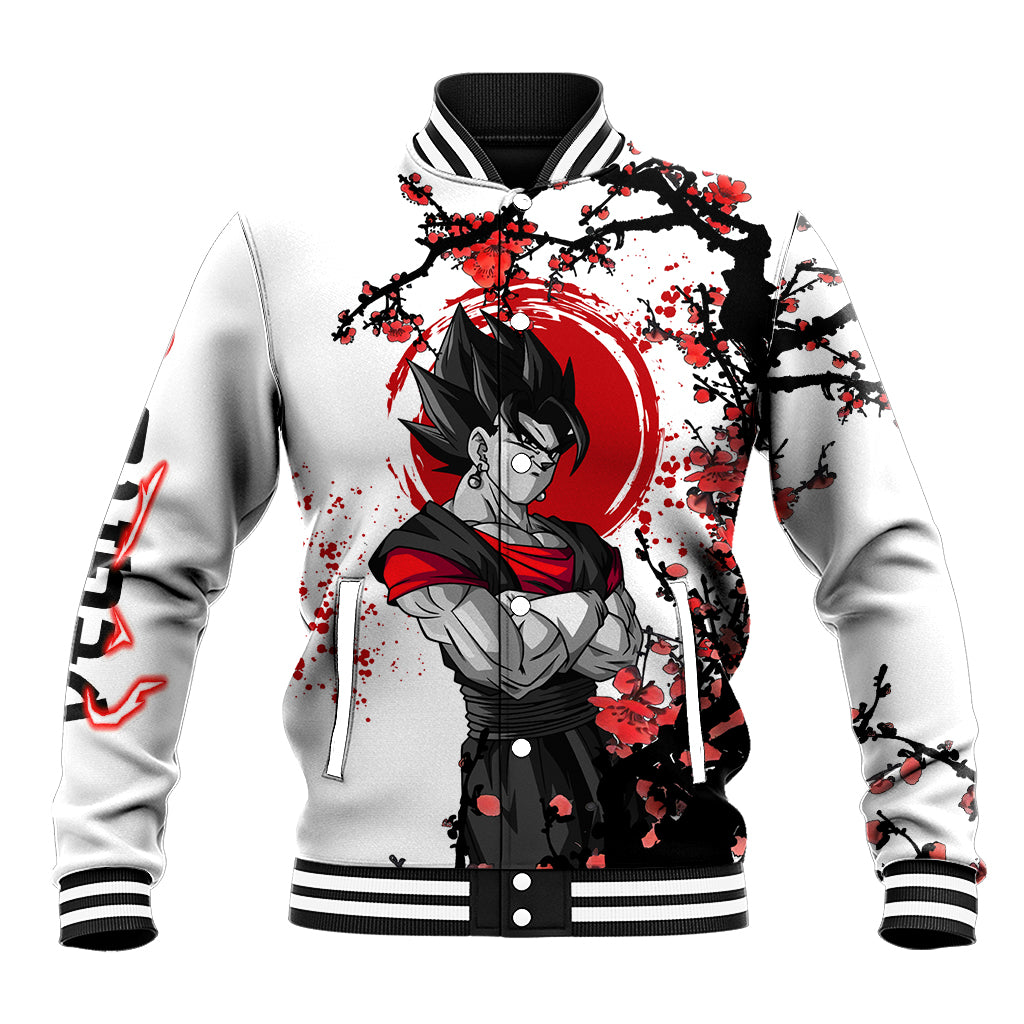 Vegito Japan Style Anime Varsity Baseball Jacket For Fans