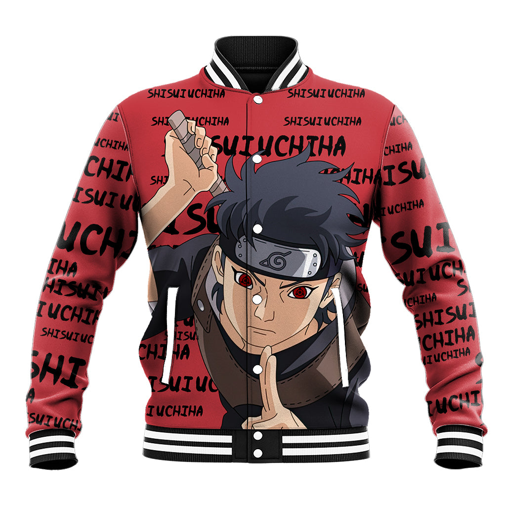 Shisui Uchiha Style Manga Anime Varsity Baseball Jacket For Fans