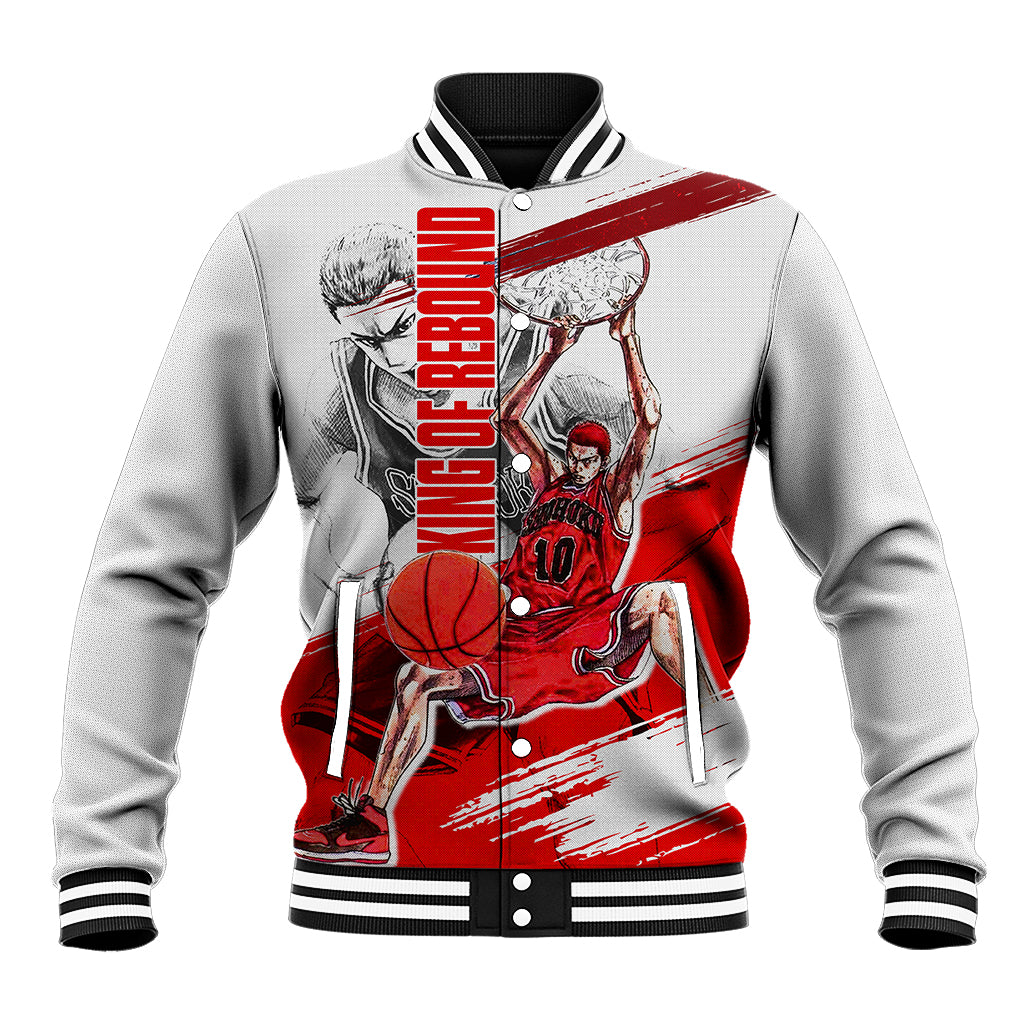 Hanamichi Sakuragi Slam Dunk Movie Anime Varsity Baseball Jacket For Fans