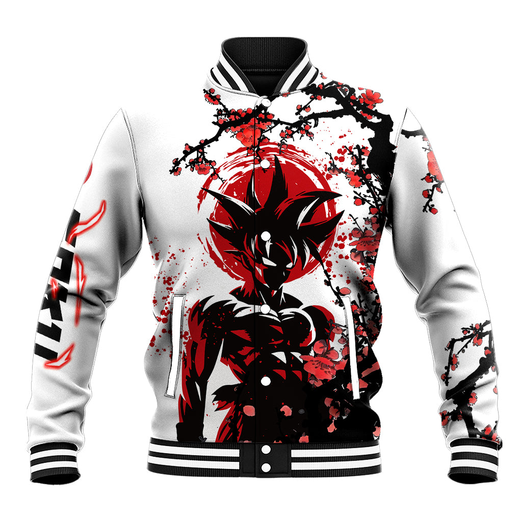 Goku Style Dragon Ball Anime Varsity Baseball Jacket For Fans