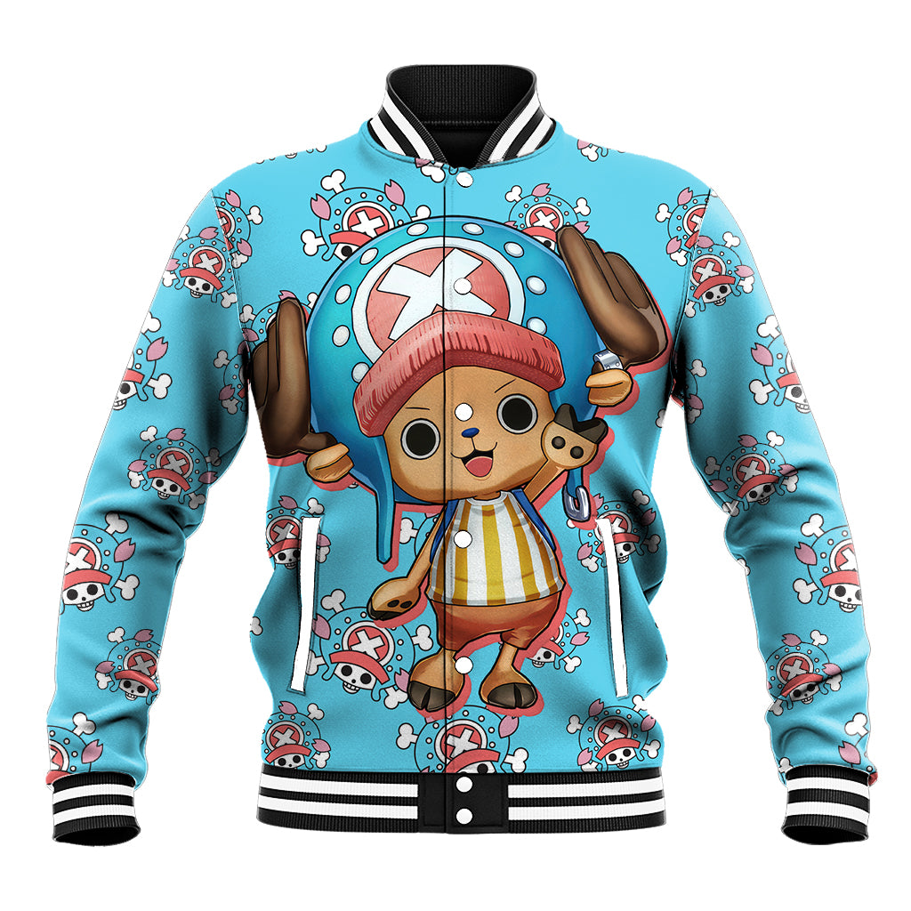 Tony Tony Chopper Movie Red Anime Varsity Baseball Jacket For Fans