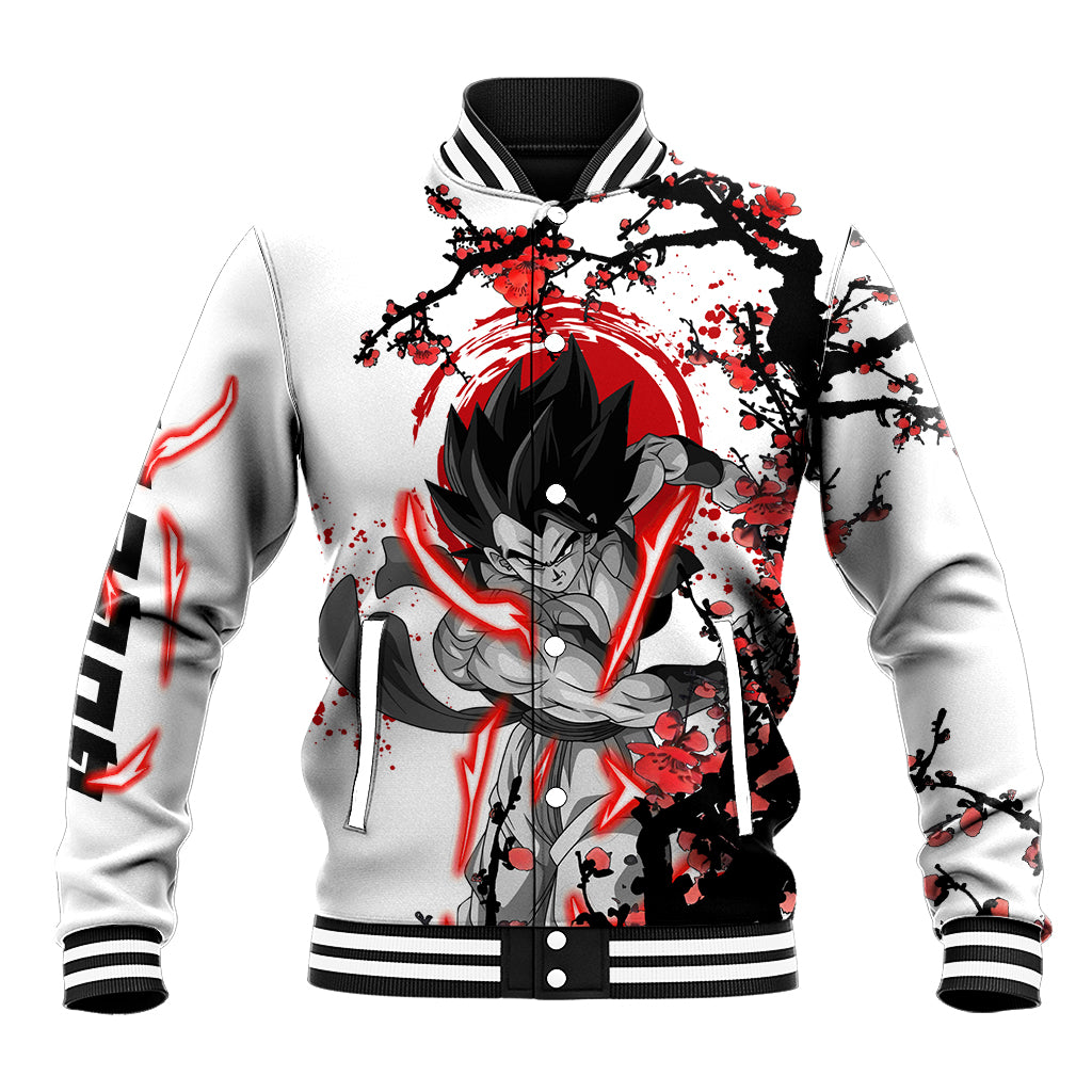 Gogeta Japan Style Anime Varsity Baseball Jacket For Fans