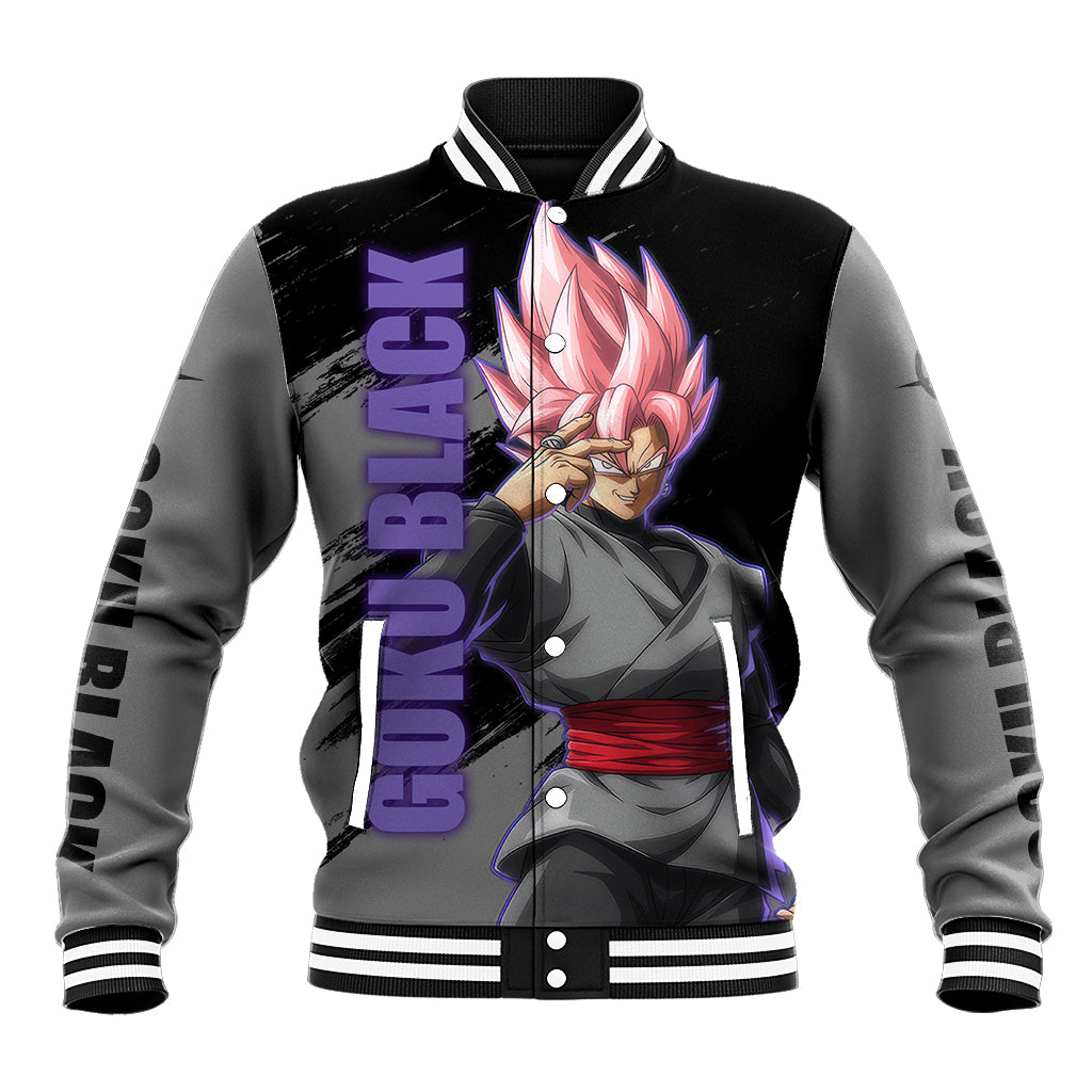 Goku Black Rose Anime Varsity Baseball Jacket For Fans