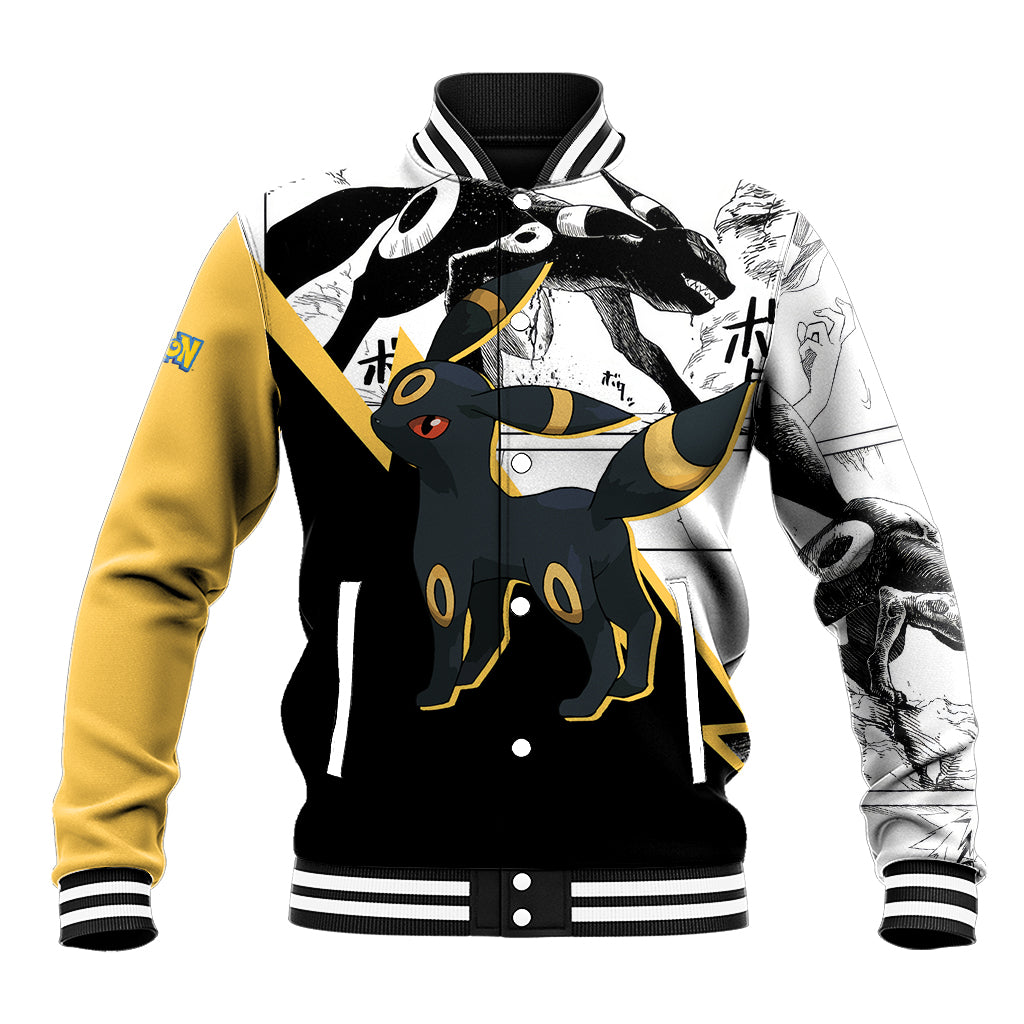 Umbreon Mix Manga Anime Varsity Baseball Jacket For Fans
