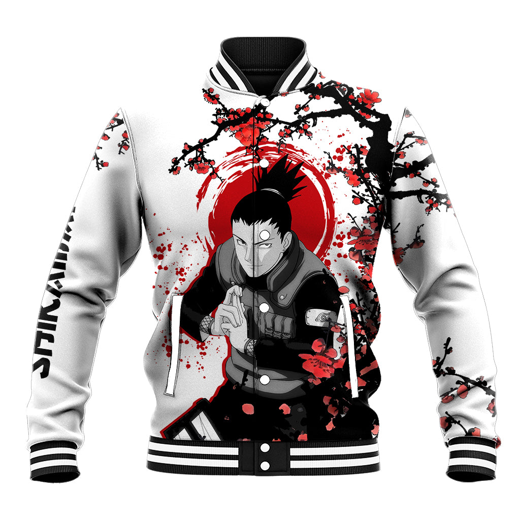 Shikamaru Japan Style Anime Varsity Baseball Jacket For Fans