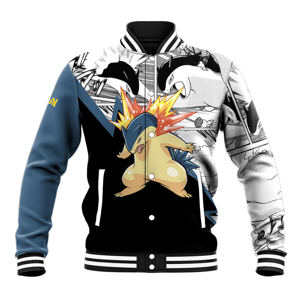 Typhlosion Mix Manga Anime Varsity Baseball Jacket For Fans