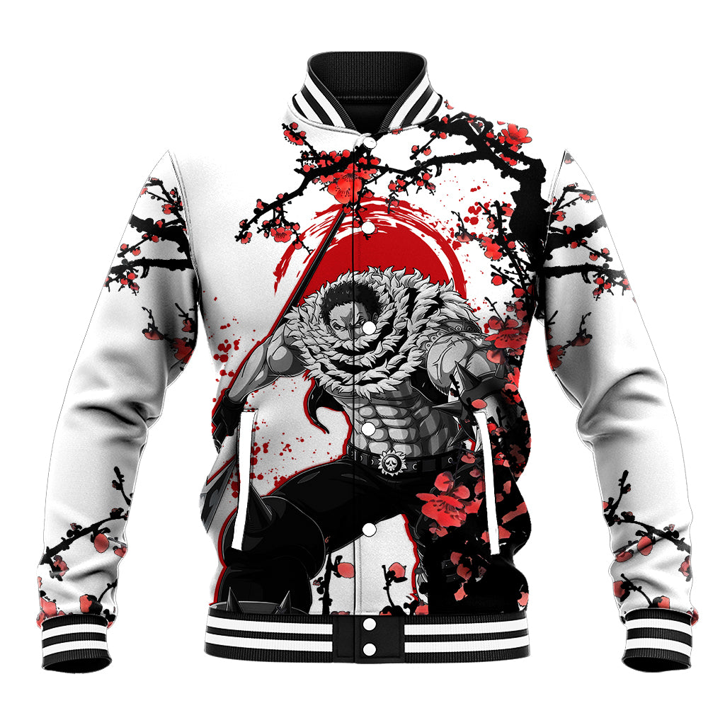 Charlotte Katakuri Japan Style One Piece Anime Varsity Baseball Jacket For Fans