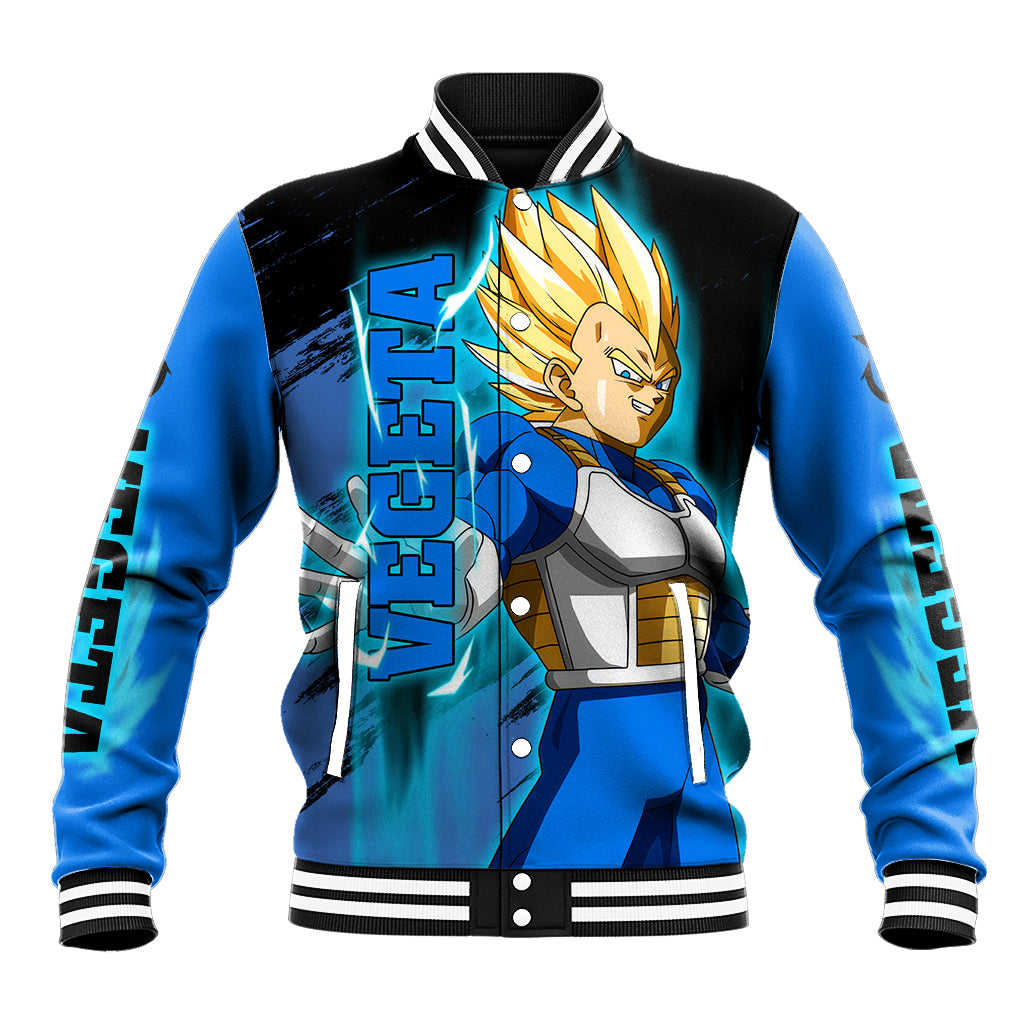 Vegeta Super Saiyan Dragon Ball Anime Varsity Baseball Jacket For Fans