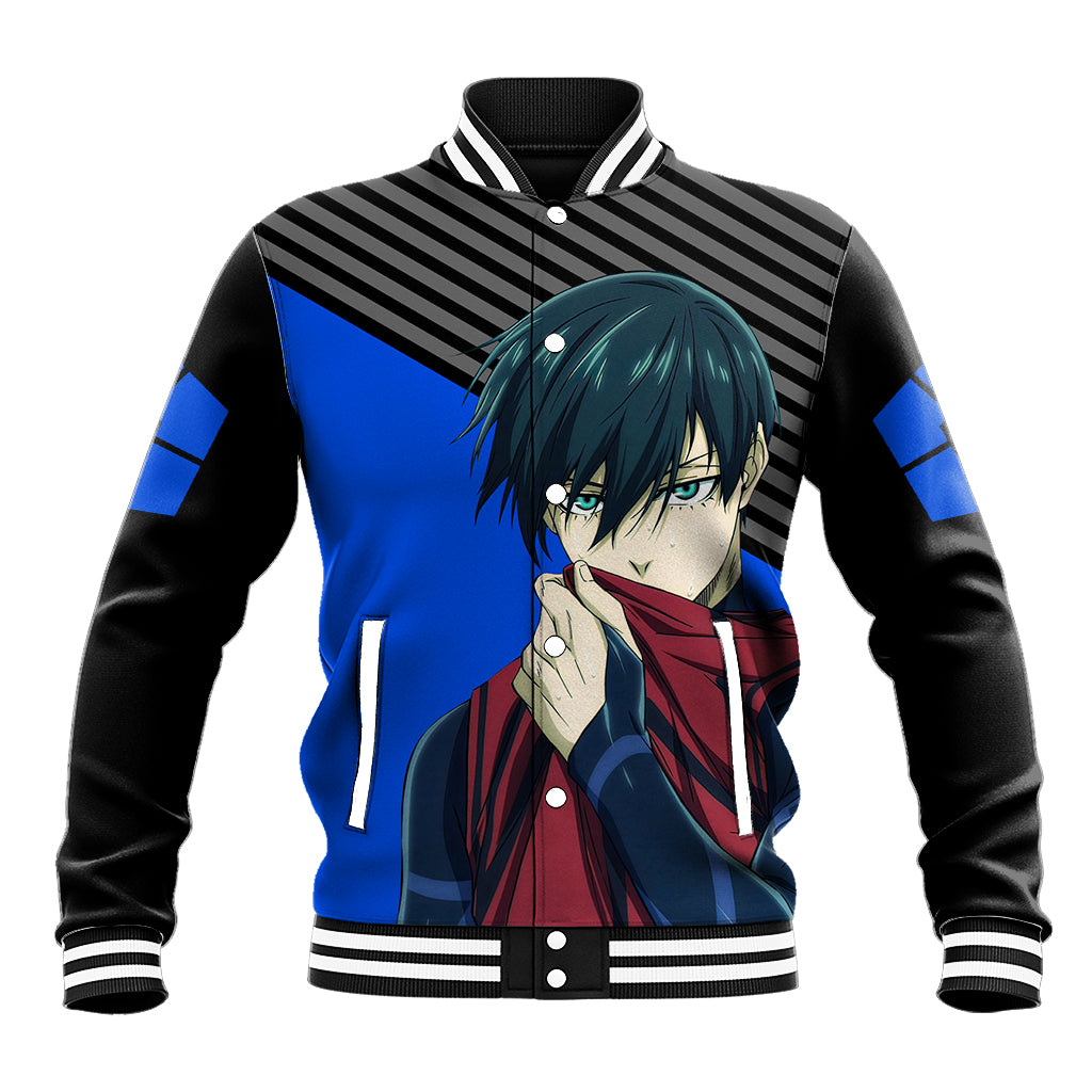 Rin Itoshi Anime Varsity Baseball Jacket For Fans