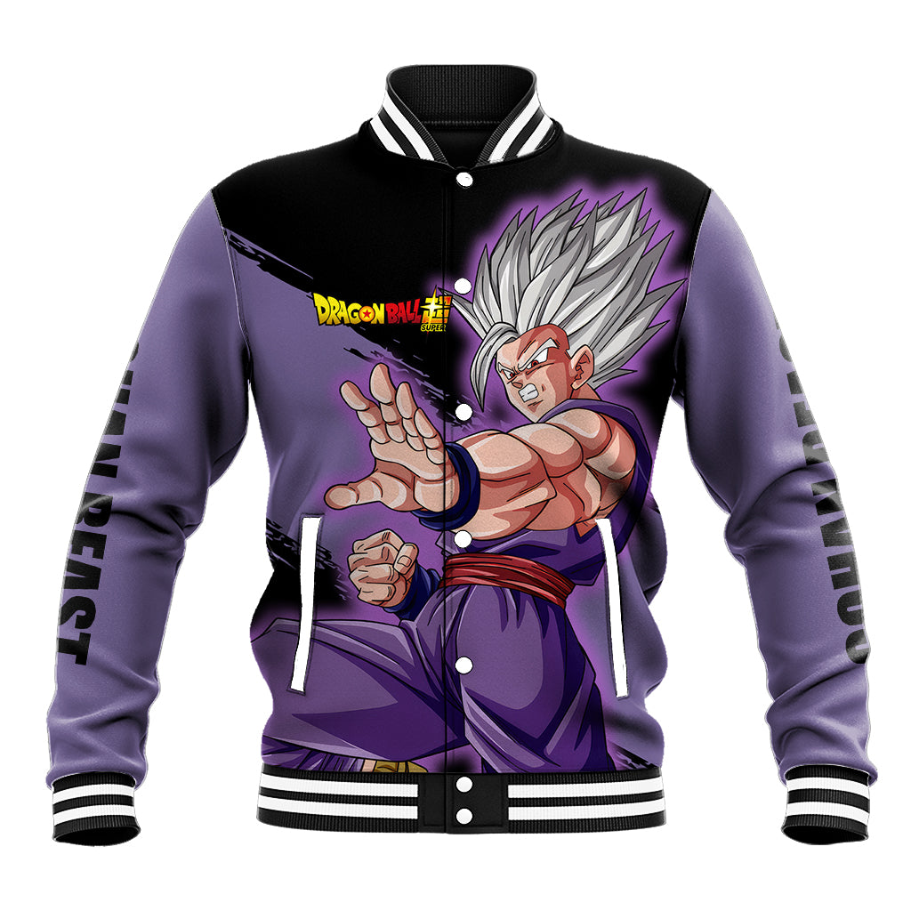Gohan Beast Dragon Ball Anime Varsity Baseball Jacket For Fans