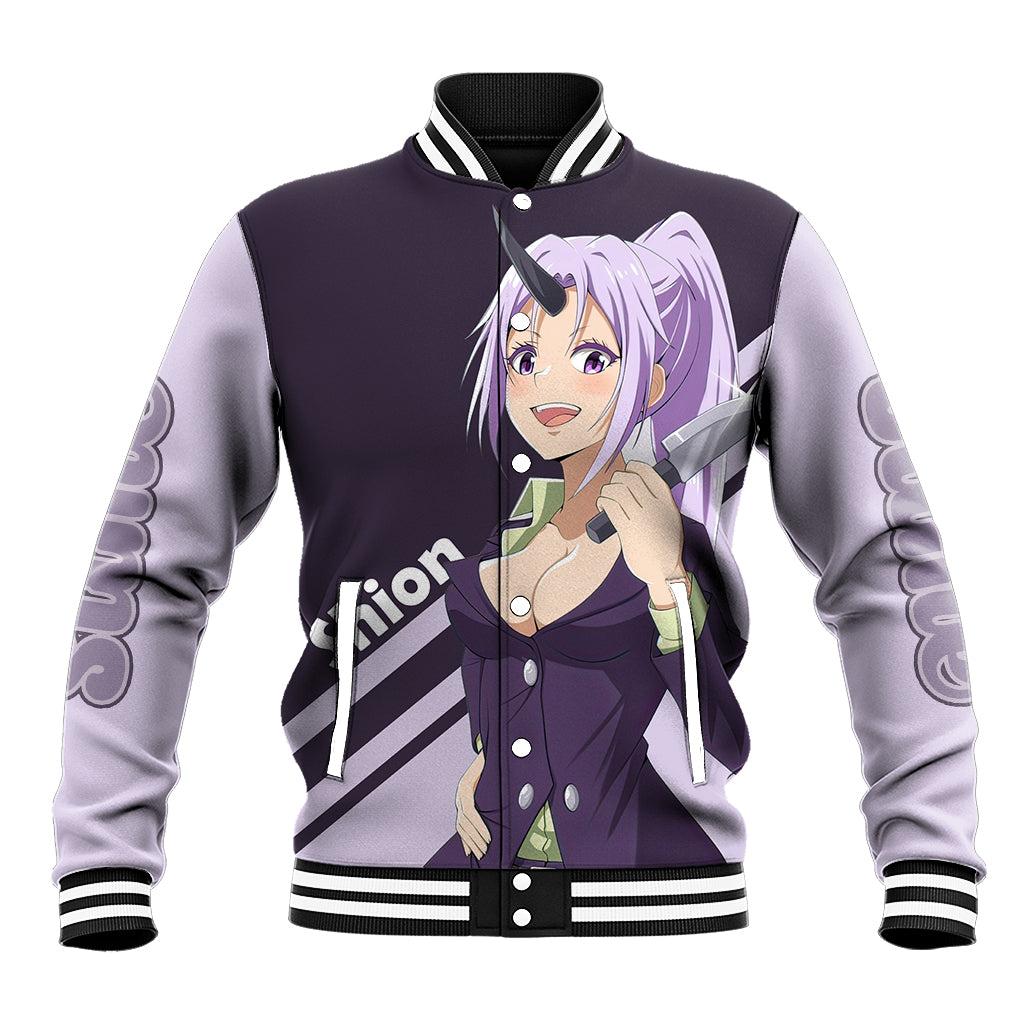 Slime Shion Anime Varsity Baseball Jacket Tensura Anime For Fans