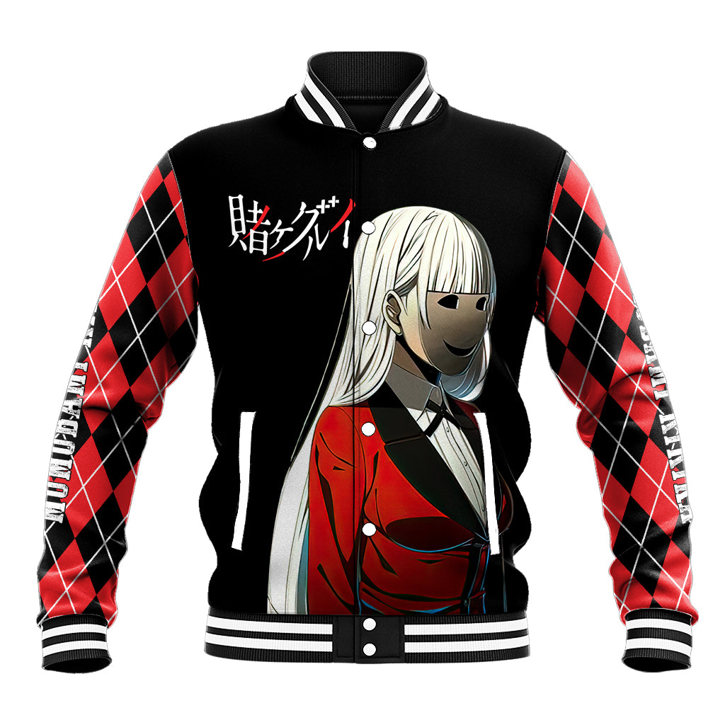 Ririka Momobami Anime Varsity Baseball Jacket Kakegurui For Fans